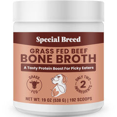Special Breed caldo de hueso en polvo para perros y gatos, sabor irresistible