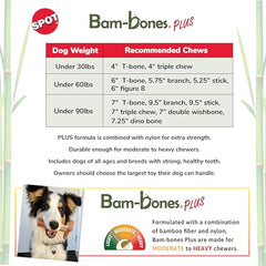 SPOT Bam-Bones Plus Salud Dental: ayuda a limpiar dientes y reducir placa