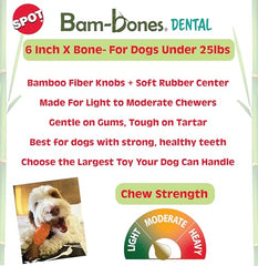 SPOT Bam-Bones, textura dual para diferentes sensaciones al masticar.