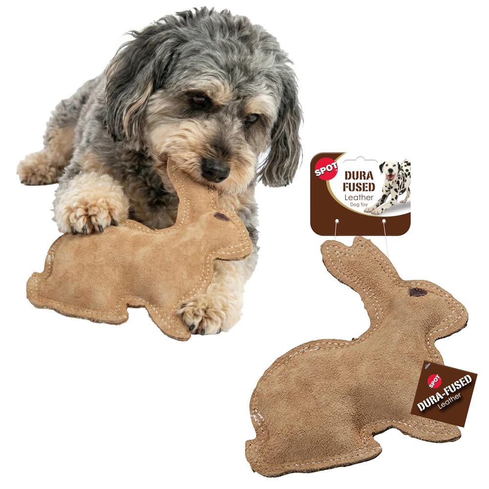 SPOT conejo de cuero yute dura, ideal para juego diario.