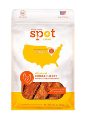 Golosina de pollo con linaza y vitamina E para pelaje saludable de Spot Farms.