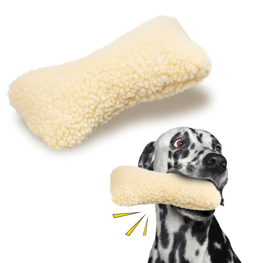 SPOT hueso-peluche para perros medianos ofrece confort y abrazos.