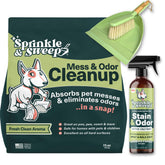 Sprinkle & Sweep: bolsa de 15 oz para limpieza rápida de desorden y olores.