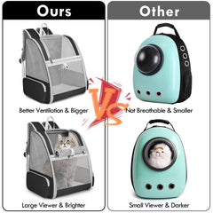 SSAWcasa mochila para gato, entrada superior para colocar y sacar fácilmente.