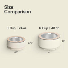 Stanley Pet Bowl base antideslizante evita movimientos durante la comida