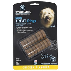 Starmark anillos comestibles para perro, forma circular para masticar