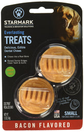 Starmark tocino dental para perros pequeños, masticables sabrosos para aliento más fresco.