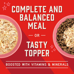 Caldo nutritivo de Stella & Chewy's crea una experiencia de sabor natural.