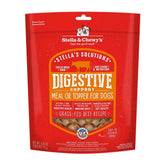 Emballage Stella & Chewy's montrant une solution digestive pratique pour repas cru déshydraté.