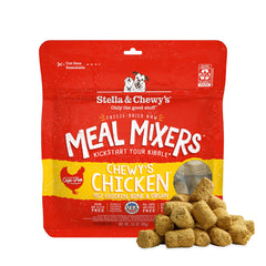 Stella & Chewy's mezcla crudo pollo 95% en bolsa 1oz, ideal para probar.