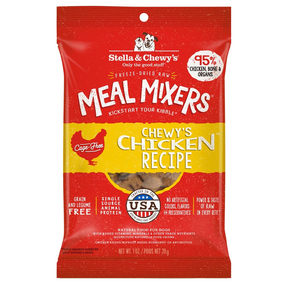 Stella & Chewy's pollo libre de jaula: mezcla atractiva para perros exigentes.