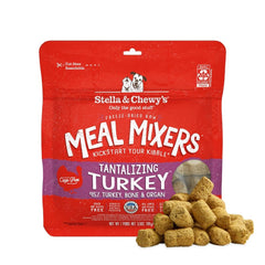 Stella & Chewy's mezcladores-pavo-95% libres de jaula, proteína de alta calidad para perros activos.