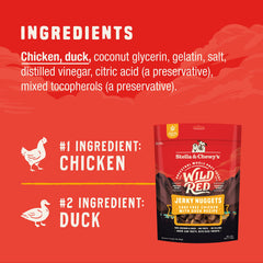 Ingredientes simples: pollo y pato, Stella & Chewy's para perros sensibles.