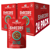 Stella & Chewy's Shredrs frente al envase, opción atractiva para comidas diarias.