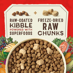 Stella & Chewy's SuperBlends granos-integrales: nutrición equilibrada para energía diaria.