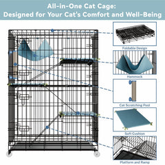 STILLCOVE almohadillas y hamaca: descanso cómodo y seguro para el gato.