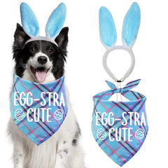 STMK diadema conejito para perro, ideal para fotos festivas de Pascua.