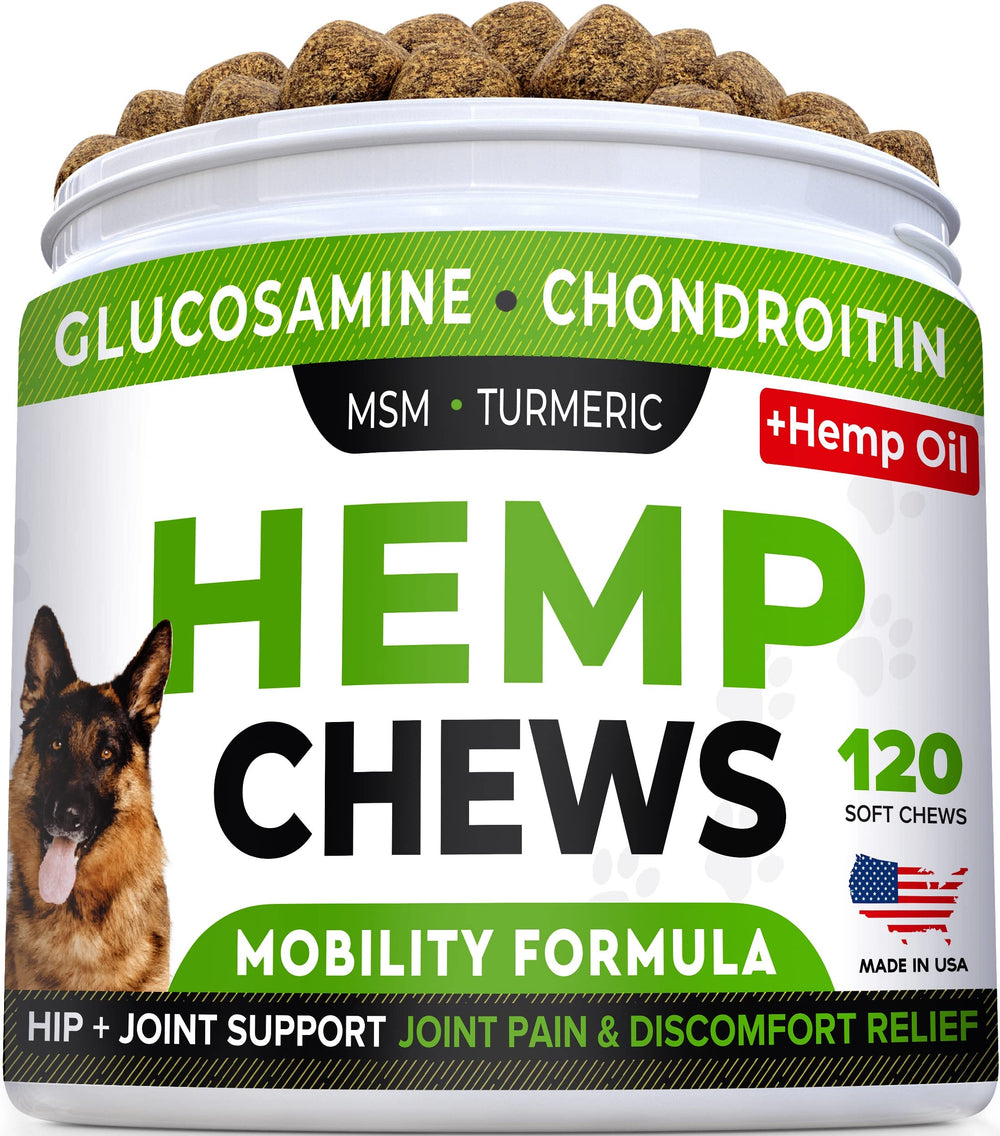 STRELLALAB Glucosamina para perros en botella, posible apoyo articular.