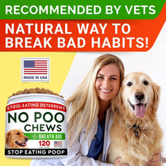 STRELLALAB No Poo Chews: probióticos y enzimas para digestión suave.