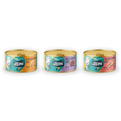 Strongheart lata-salmon: sabor apetecible y textura suave para gatos.