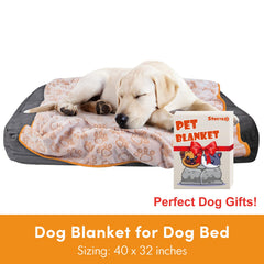 Manta Stuffed tamaño mediano 32x40, ideal para perros medianos.