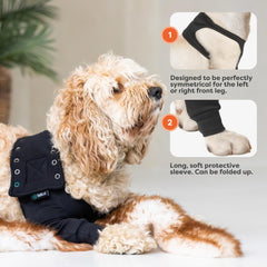 Suitical Recovery Sleeve con cierre ajustable para un ajuste cómodo.