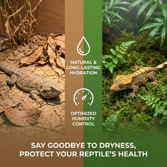 Sukh musgo esfagno para reptiles regula la humedad sin encharcar.
