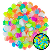 Piedras fosforescentes Sukh para acuario y jardín con mezcla de colores.