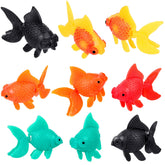 Sumind peces artificiales flotantes dorados para acuario, color vibrante y atractivo visual