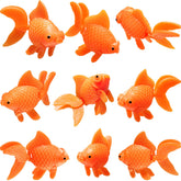 Sumind pez dorado artificial flotante realista para acuario añade color y movimiento