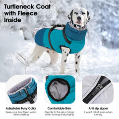 SUNFURA capa impermeable con forro polar cálido para días fríos