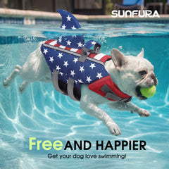 SUNFURA chaleco para perros tiburón, ergonómico, ajuste cómodo para movimiento