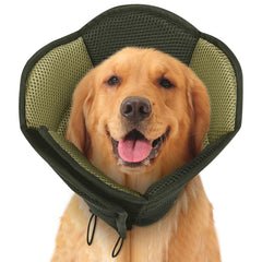 SUNFURA cono postoperatorio para perros grandes; aireado y cómodo.