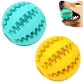 Sunglow bola-juguete perro: masticación segura y limpieza dental.