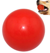 Bola Sunglow para perros, vista frontal, duradera para morder y jugar.