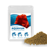 SunGrow Betta Pellets 1 mm, pellets pequeños para alimentación equilibrada.