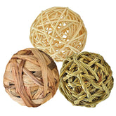 SunGrow bolas masticar conejo 3 piezas para entretenimiento seguro