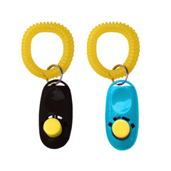 SunGrow clicador para perros en la mano, refuerzo inmediato para comandos básicos.