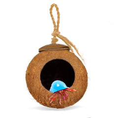 SunGrow Coco Hut colgante, muestra su bucle de suspensión para instalación fácil.