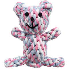 SunGrow oso peluche denticion nudo cuerda, ideal para juego suave y mordida