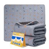 Sunheir almohadillas lavables para perro, par de 2, alta absorción para entrenamiento.