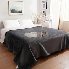 Sunheir manta impermeable para cama king protege derrames en la cama