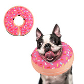 Supet collar cono inflable para perro grande, vista frontal, protección suave para zonas tratadas.