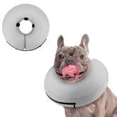 Supet collar cono inflable para perros grandes evita lamer la herida y ofrece comodidad.