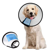 Cono Supet ajuste ergonómico para perros, ayuda a evitar lamerse durante la recuperación.