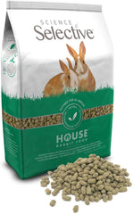 Supreme Petfoods Science Selective para conejos, granulado natural, apoyo digestivo y dental.