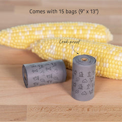 Bolsas compostables SVD.PET incluidas para cada paseo.