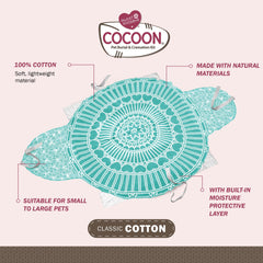 Sweet Goodbye Cocoon: capas-algodon-blanco, envoltorio suave para consuelo