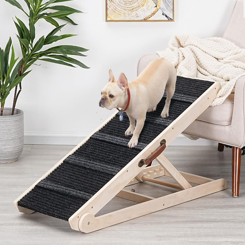 SweetBin rampa para perro cama plegable facilita subir a la cama.