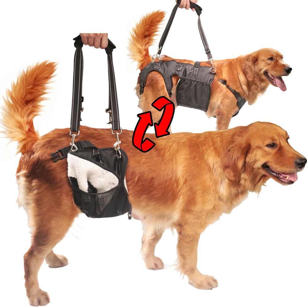 SyFatWeen arnés de rehabilitación para perro trasero ofrece apoyo suave al caminar.